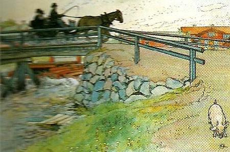 Carl Larsson bron china oil painting image